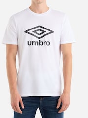 Umbro Large Logo 100% Cotton T-Shirt - Imagen 1 de 4