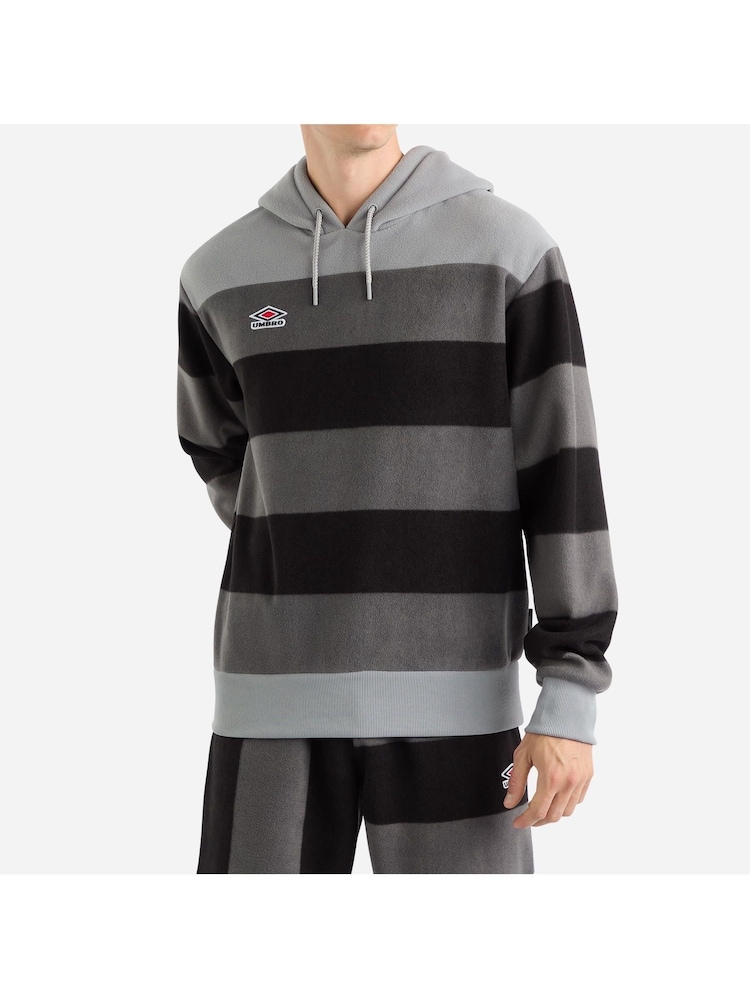 Umbro Grey Panelled Hoodie - Image 1 of 4