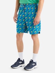 Umbro Blue Jacquard Shorts - Image 1 of 4