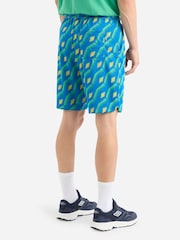 Umbro Blue Jacquard Shorts - Image 2 of 4