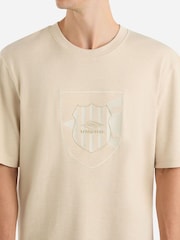 Umbro Cream Crest 100% Cotton T-Shirt - Image 3 of 4