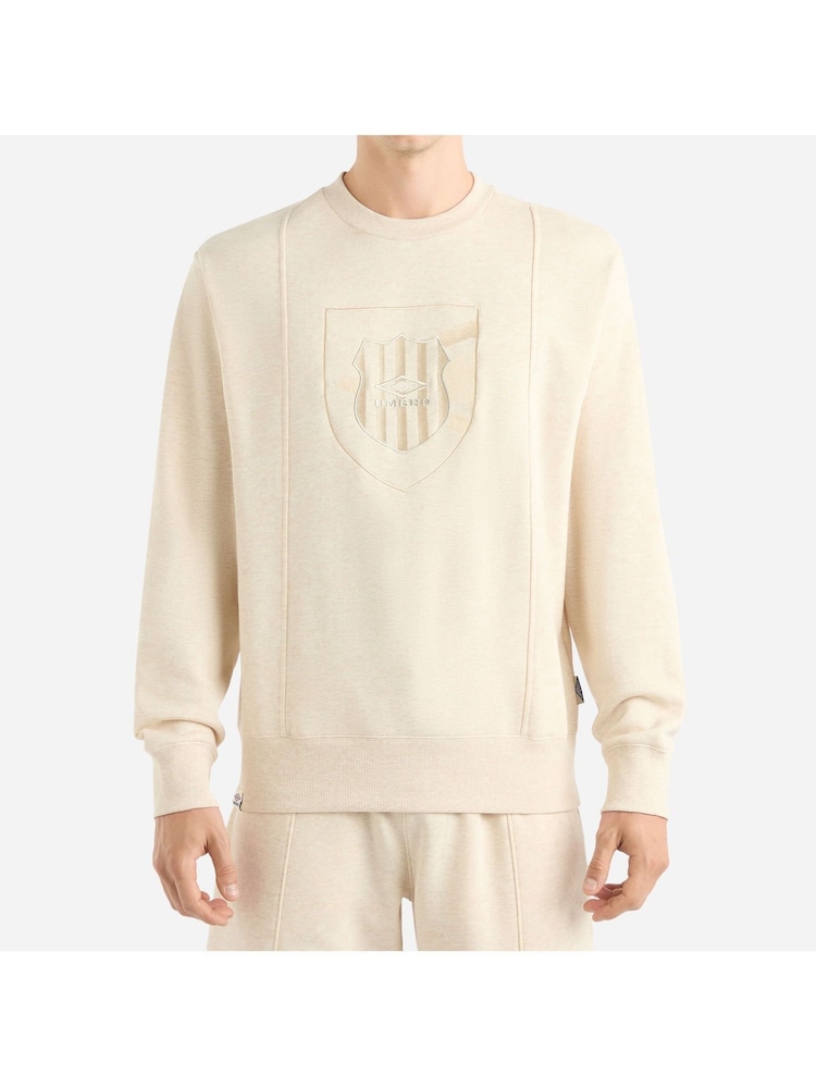 Umbro Cream Crest Sweatshirt - Image 1 of 4