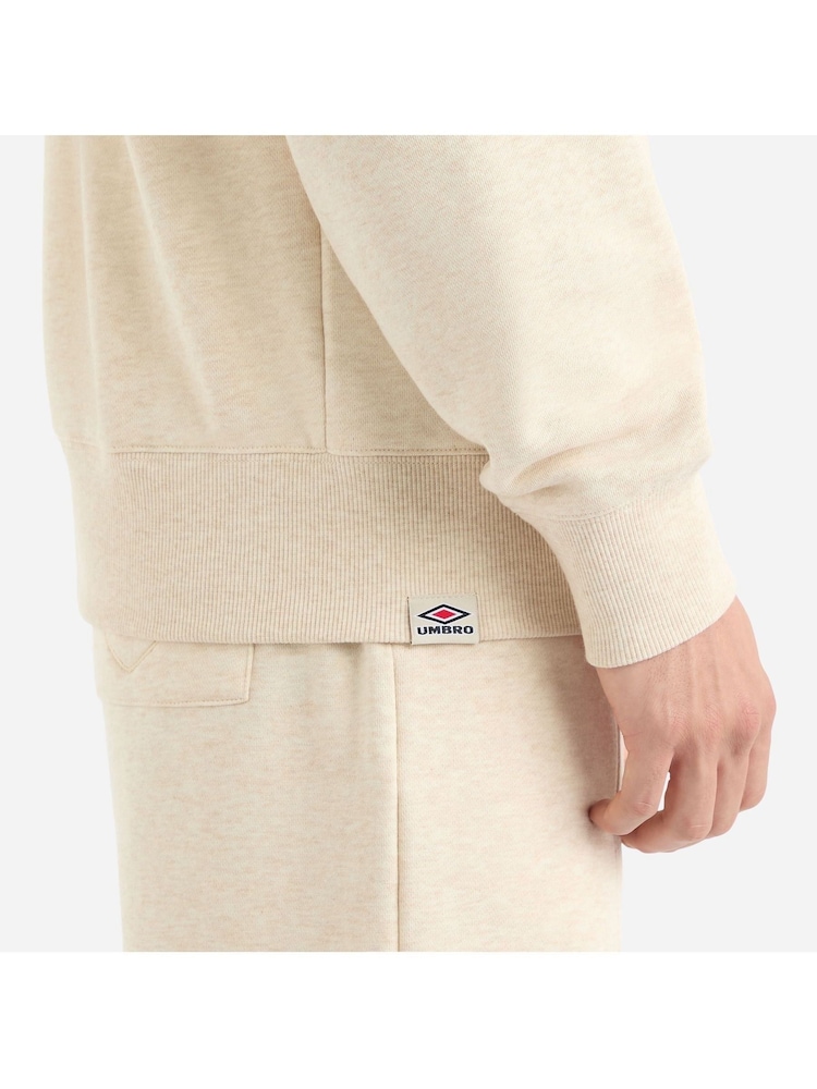 Umbro Cream Crest Sweatshirt - Image 4 of 4