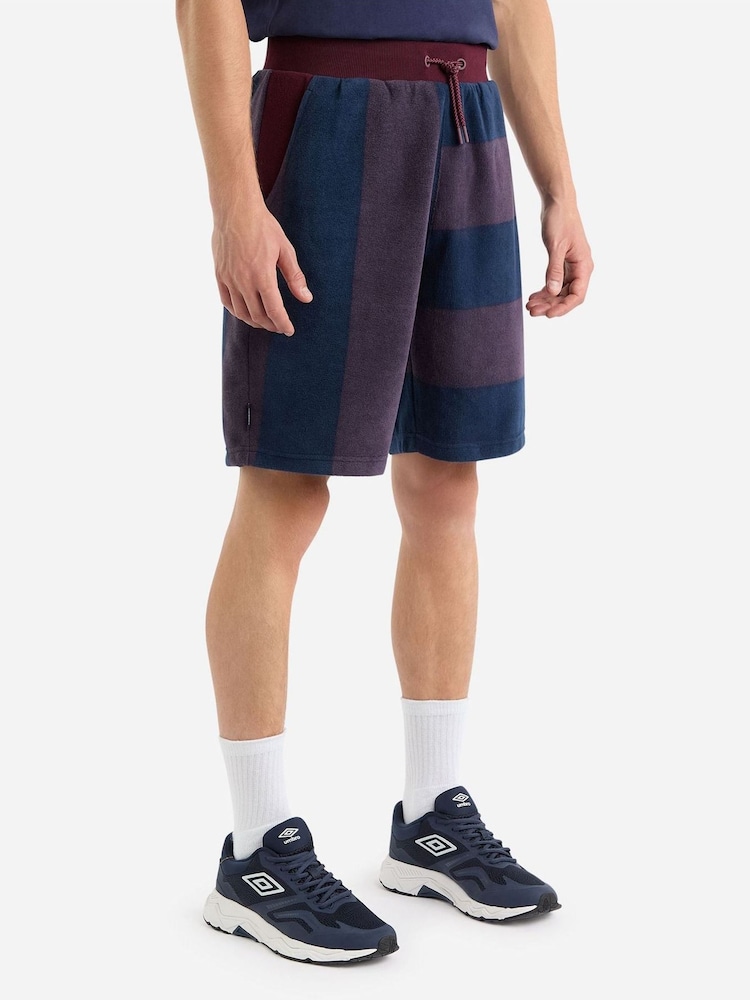 Umbro Red Panelled Shorts - Image 1 of 4
