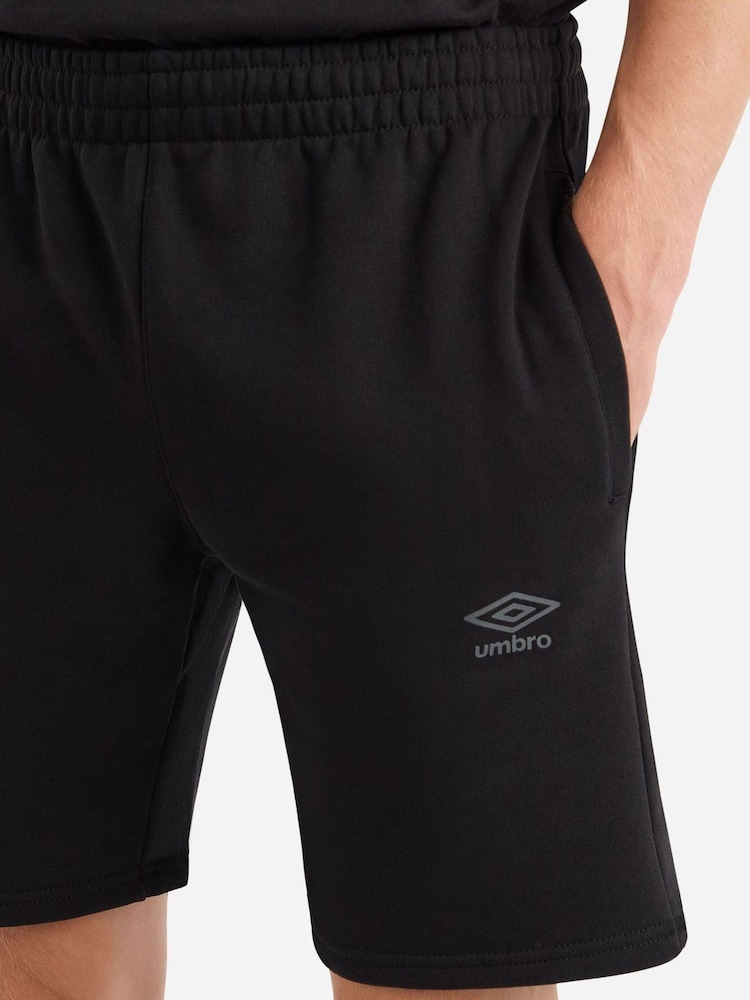 Umbro Black Fleece Shorts - Image 4 of 4