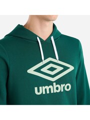 Umbro Green Large Logo Hoodie - Image 3 of 4