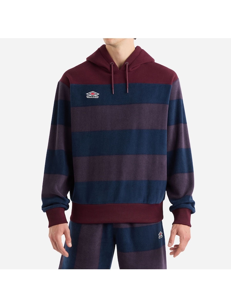 Umbro Red Panelled Hoodie - Image 1 of 5