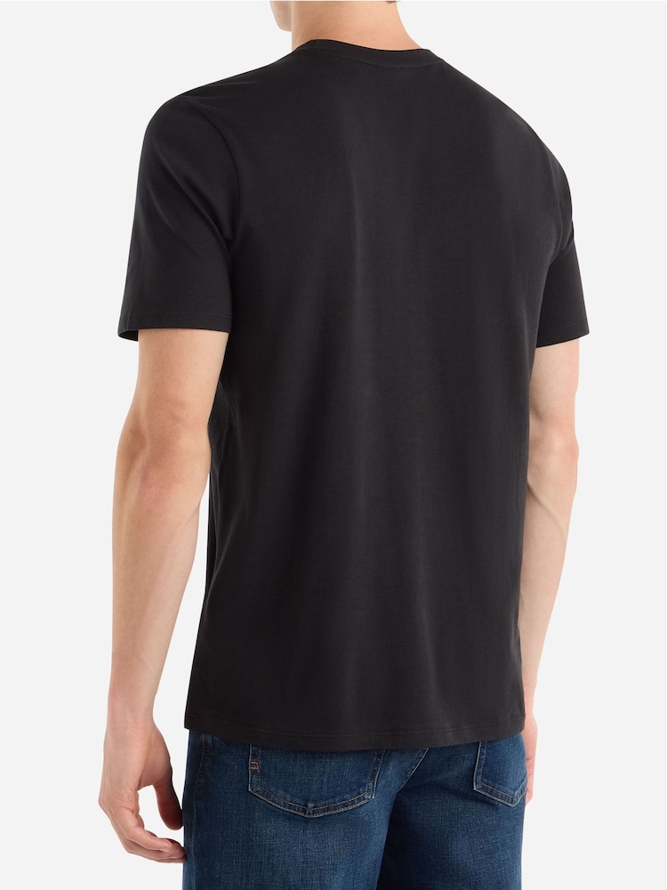 Umbro Black Large Logo 100% Cotton T-Shirt - Image 2 of 4