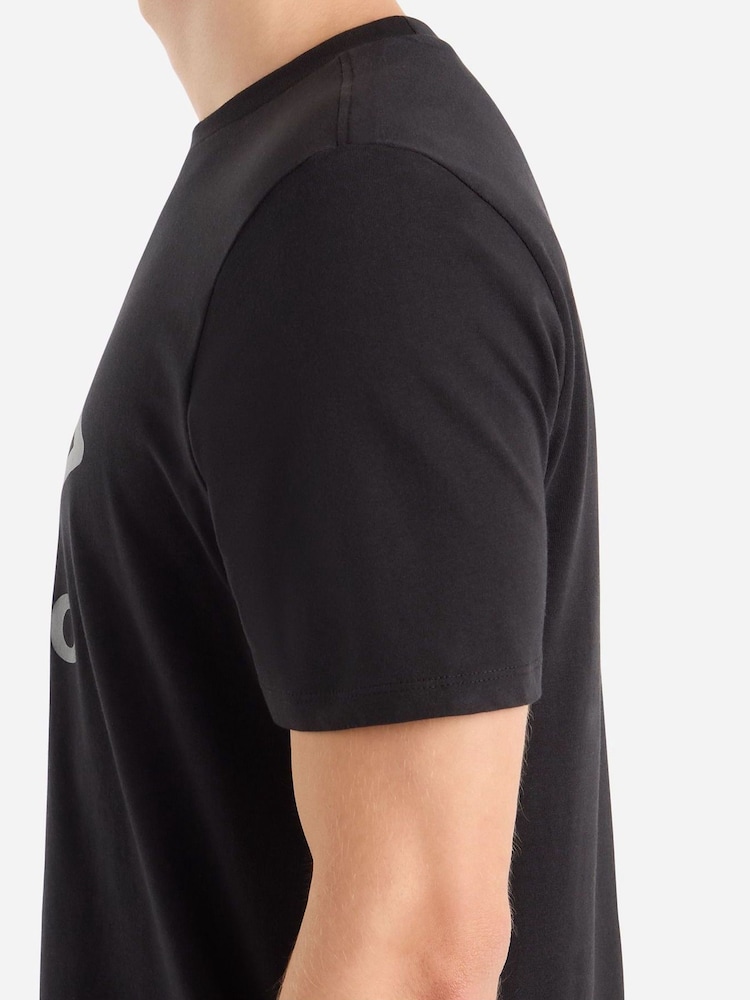 Umbro Black Large Logo 100% Cotton T-Shirt - Image 4 of 4
