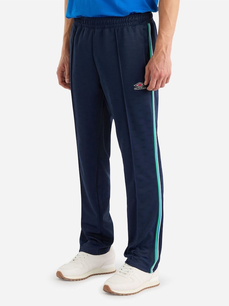 Umbro Blue Monogram Track Joggers - Image 1 of 4