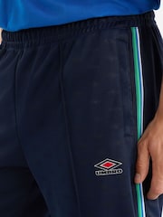 Umbro Blue Monogram Track Joggers - Image 3 of 4