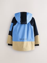 Blau/Stein - Baker by Ted Baker Shower Resistant Colourblock Coat - Bild 12 von 13