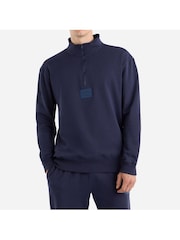 Umbro Blue Small Logo Quarter Zip Fleece - Image 1 of 4