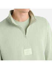 Umbro Green Small Logo Quarter Zip Fleece - Image 3 of 4