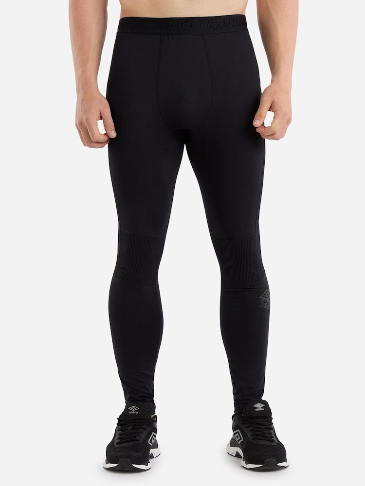Umbro Black Pro Training Leggings - Image 1 of 5 Umbro Black Pro Training Leggings - Image 1 of 5