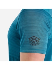 Umbro Green Pro Training Marl Poly T-Shirt - Image 4 of 5