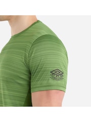 Umbro Green Pro Training Marl Poly T-Shirt - Image 4 of 5