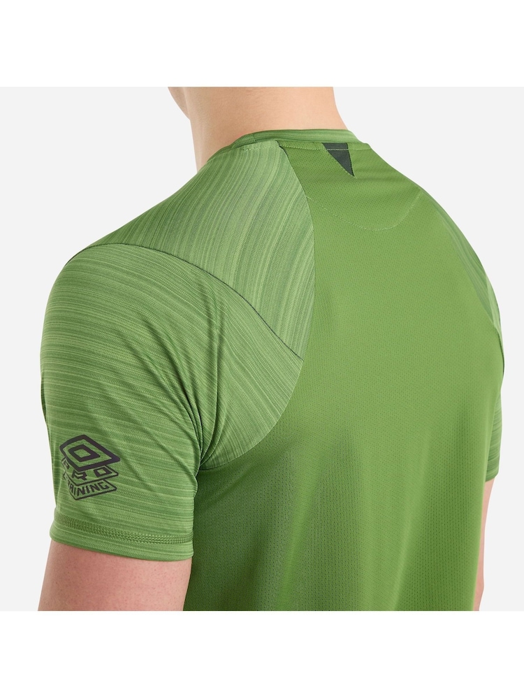 Umbro Green Pro Training Marl Poly T-Shirt - Image 5 of 5