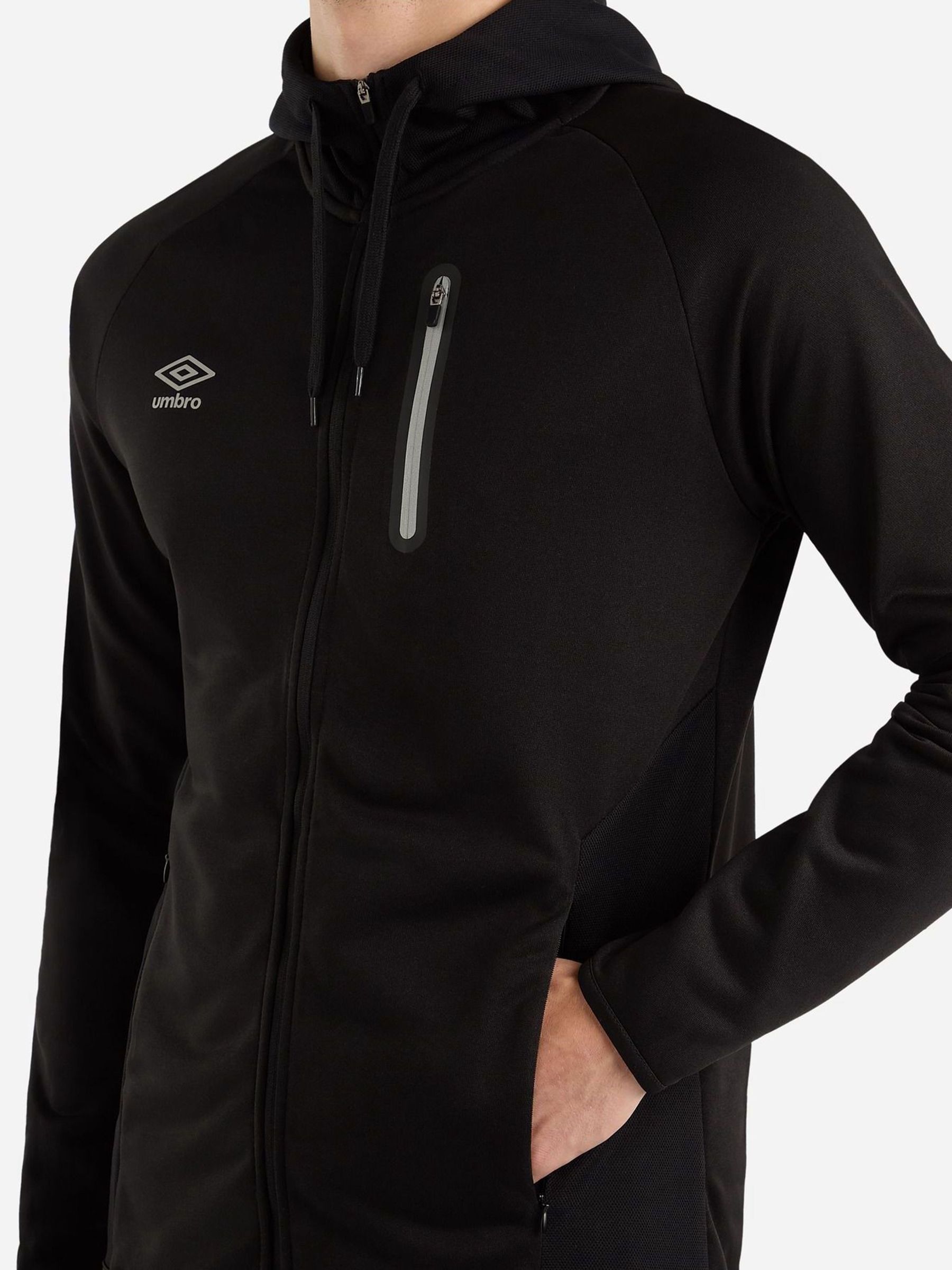 Buy Umbro Black Sportswear Full Zip Hoodie from Next Ireland