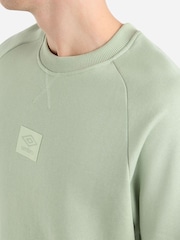 Umbro Green Small Logo Sweat Top - Image 4 of 4