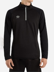 Umbro Black Sportswear Quarter Zip Sweatshirt - Imagen 1 de 4
