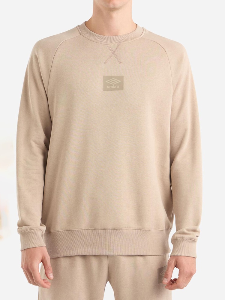 Pulovere Umbro crem cu logo mic - Image 1 of 4