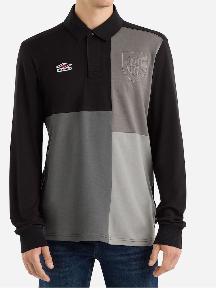 Umbro Black 100% Cotton Rugby Jersey - Image 1 of 4