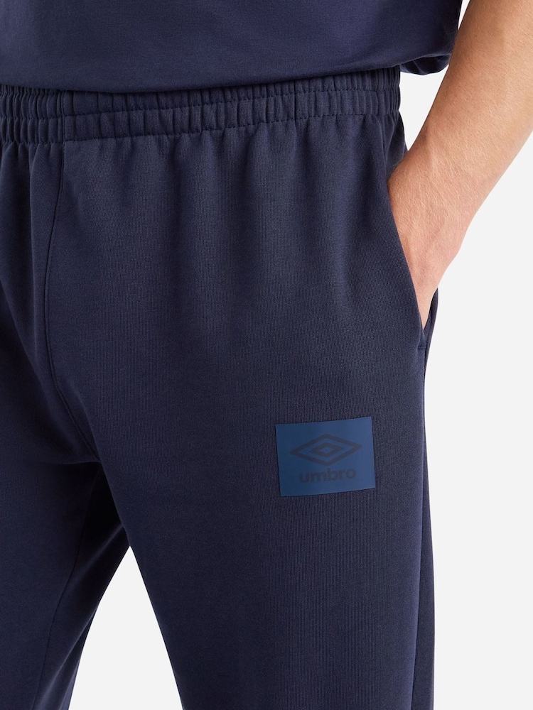 Umbro Blue Tapered Joggers - Image 4 of 4