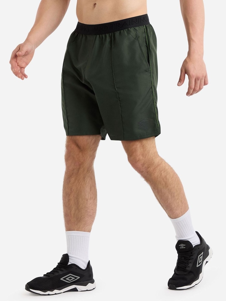 Umbro Green Pro Training Woven Shorts - Image 2 of 5