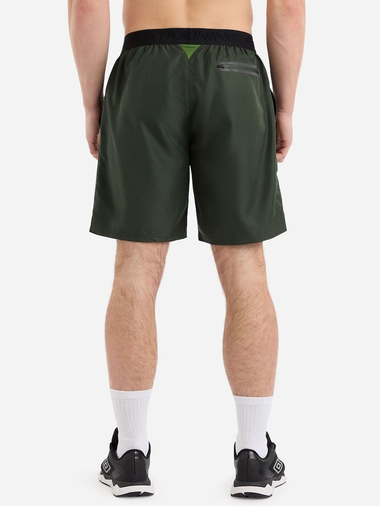 Umbro Green Pro Training Woven Shorts - Image 3 of 5