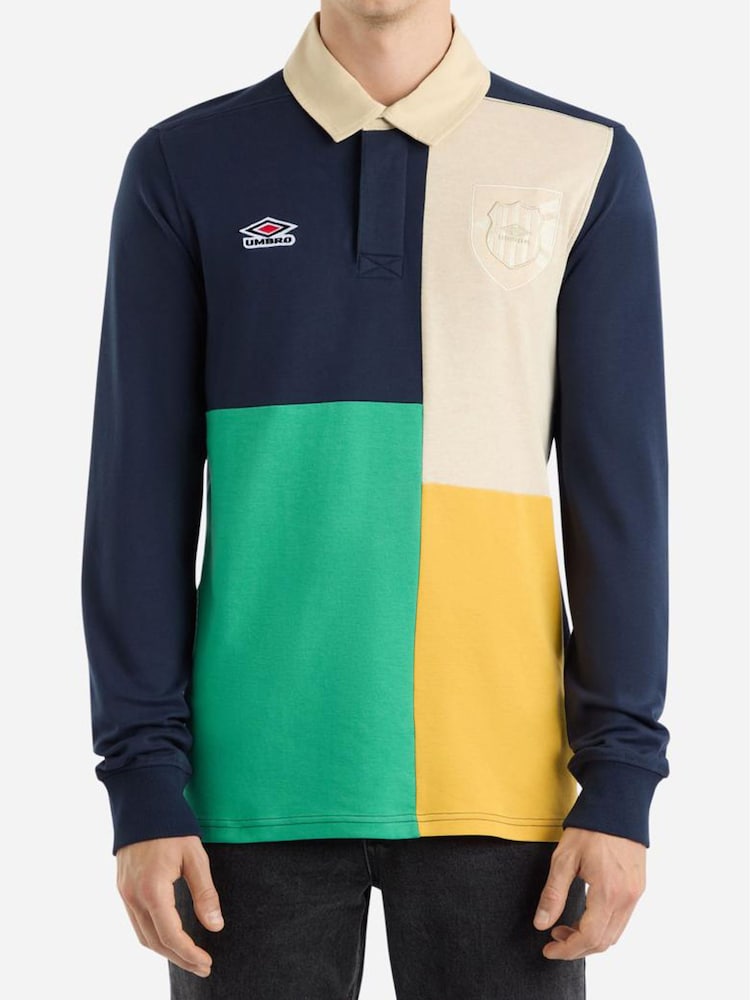 Umbro Blue 100% Cotton Rugby Jersey - Image 1 of 4