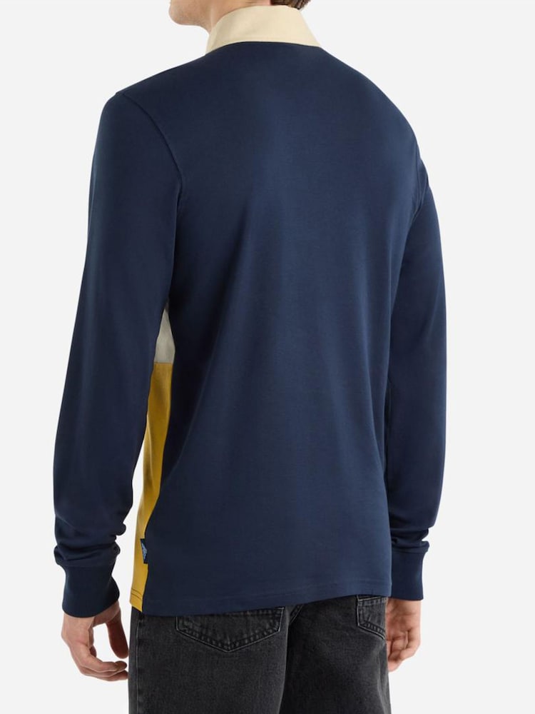 Umbro Blue 100% Cotton Rugby Jersey - Image 2 of 4 Umbro Blue 100% Cotton Rugby Jersey - Image 2 of 4