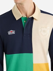 Umbro Blue 100% Cotton Rugby Jersey - Image 3 of 4