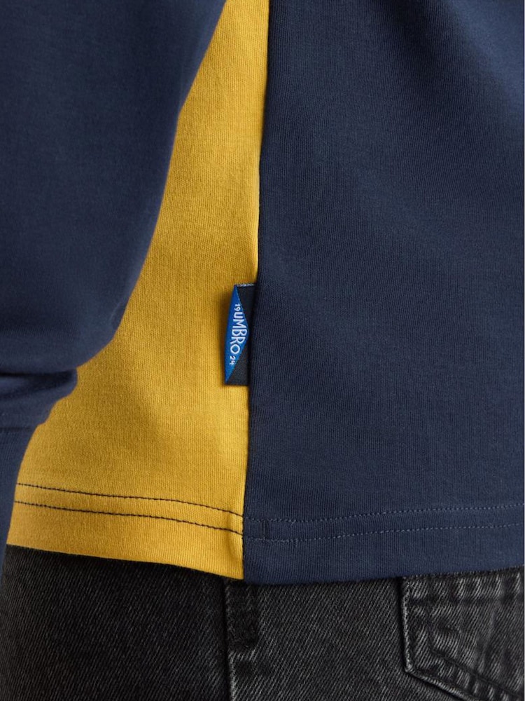 Umbro Blue 100% Cotton Rugby Jersey - Image 4 of 4