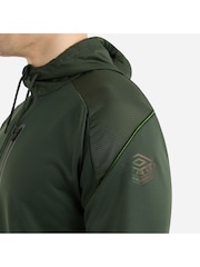 Umbro Green Pro Training FZ Hoodie - Image 4 of 5