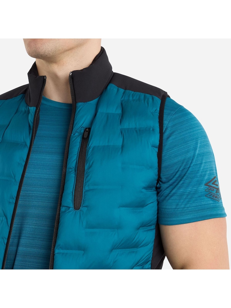 Umbro Blue Pro Training Elite Hybrid Reversible Gilet - Image 5 of 5