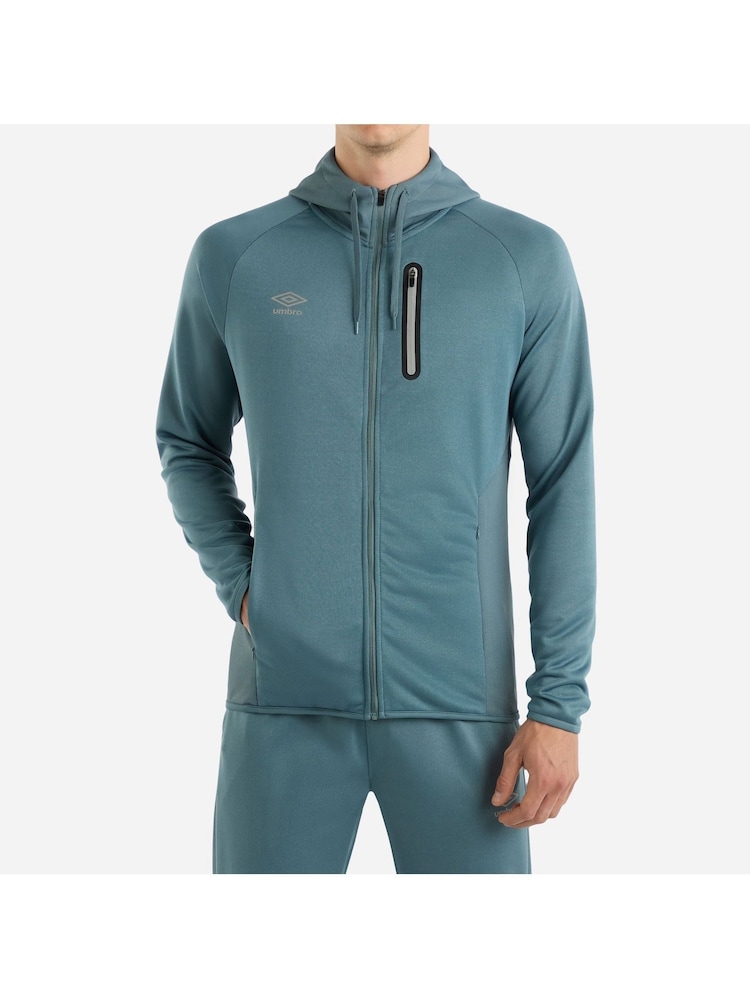 Umbro Blue Sportswear Full Zip Hoodie - Image 1 of 4