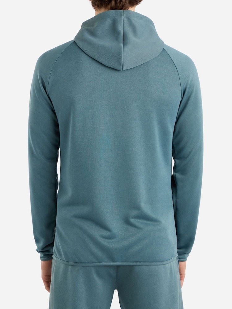 Umbro Blue Sportswear Full Zip Hoodie - Image 2 of 4 Umbro Blue Sportswear Full Zip Hoodie - Image 2 of 4