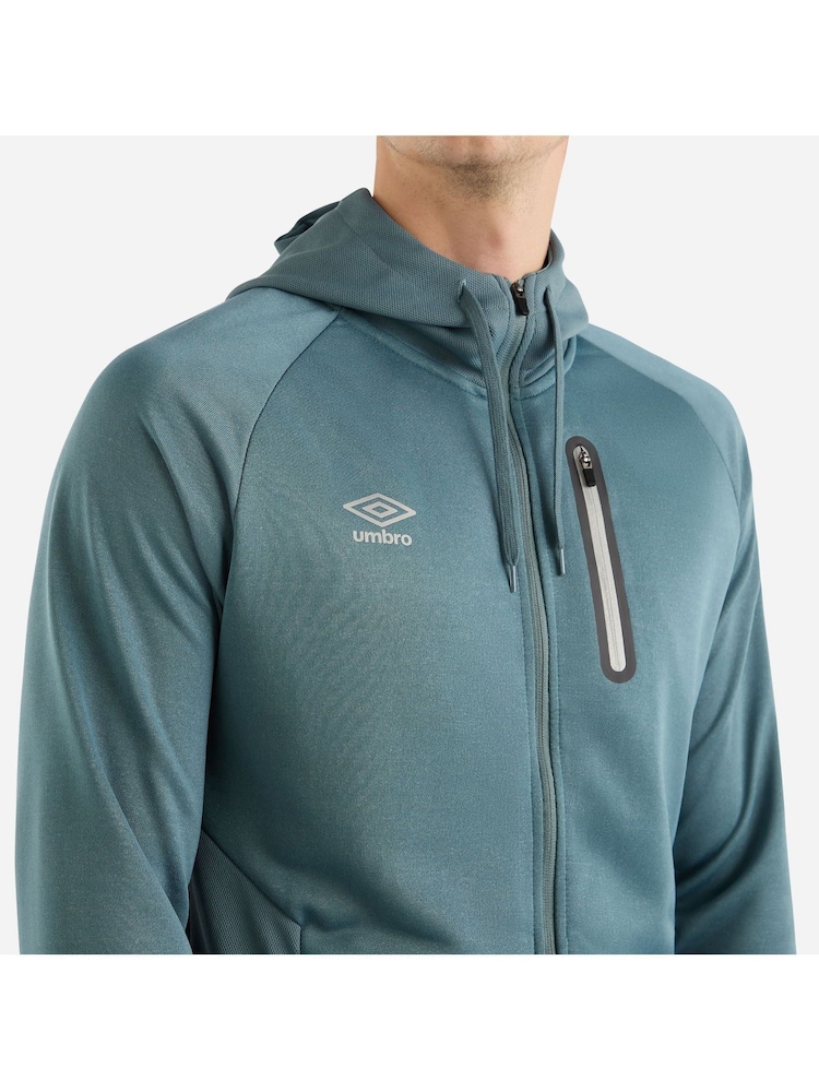 Umbro Blue Sportswear Full Zip Hoodie - Image 4 of 4