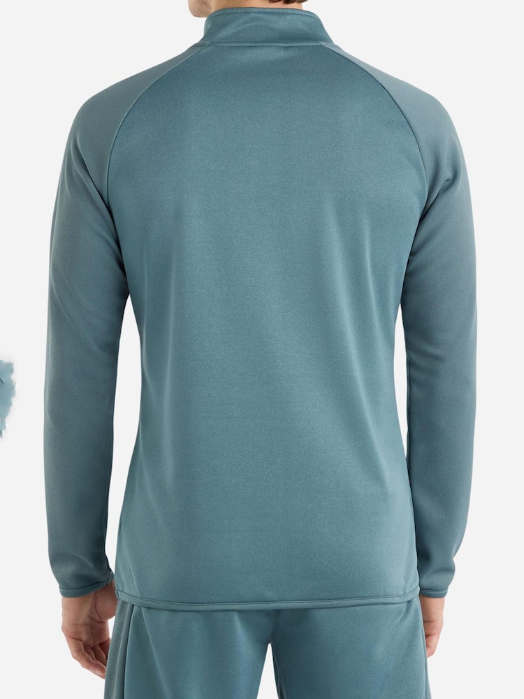 Umbro Blue Blue Sportswear Quarter Zip Sweatshirt - Image 2 of 4