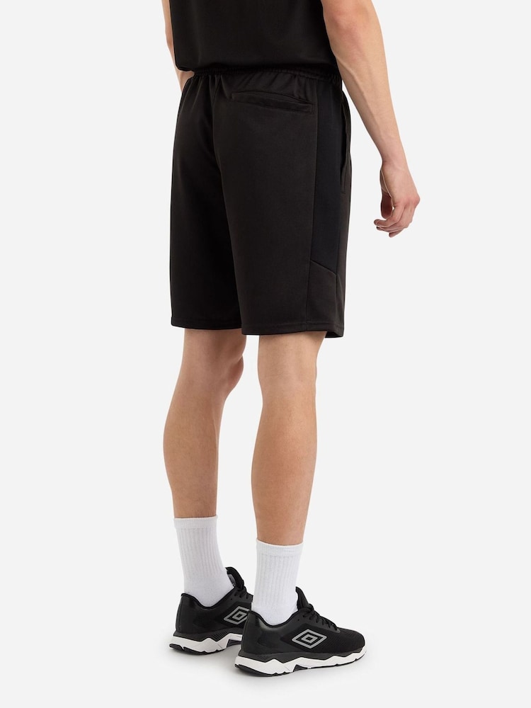 Umbro Black Sportswear Poly Shorts - Image 2 of 4 Umbro Black Sportswear Poly Shorts - Image 2 of 4