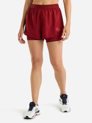 Umbro Red Pro Training Hybrid Shorts - Image 1 of 4