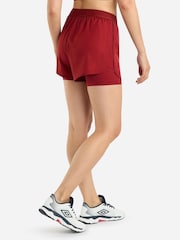 Umbro Red Pro Training Hybrid Shorts - Image 2 of 4