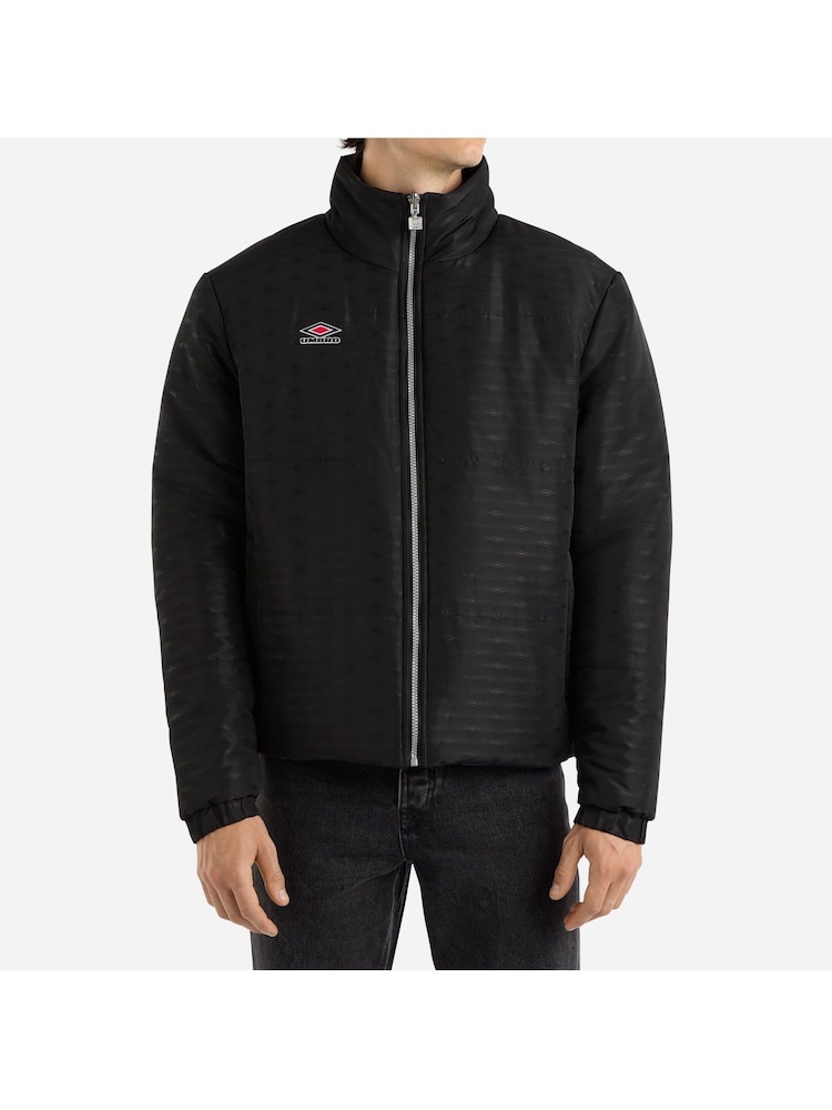 Umbro Black Reversible Puffer Jacket - Image 1 of 4