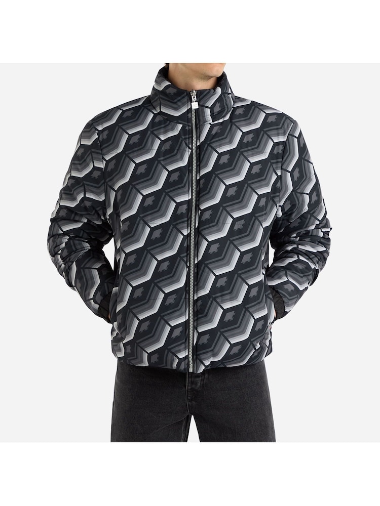 Umbro Black Reversible Puffer Jacket - Image 4 of 4