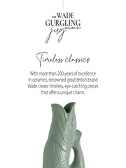 Wade Sage Green Small Original Gurgle Fish Jug - Image 9 of 10