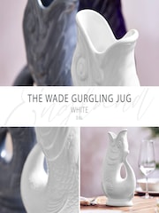 Wade White Small Original Gurgle Fish Jug - Image 2 of 10
