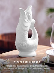 Wade White Small Original Gurgle Fish Jug - Image 3 of 10