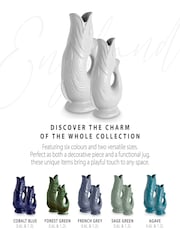 Wade White Small Original Gurgle Fish Jug - Image 8 of 10
