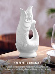 Wade White Large Original Gurgle Fish Vase Jug - Image 3 of 10
